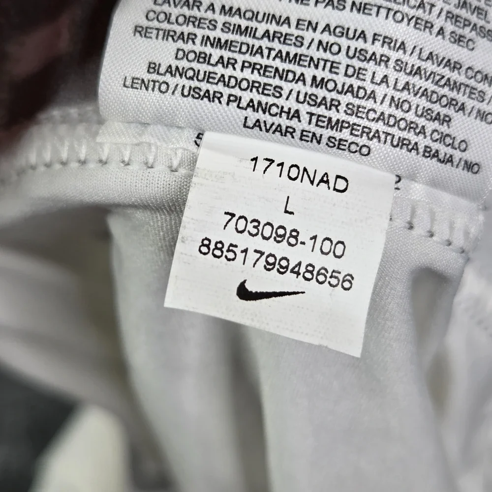 NWT Nike Pro compression training‎ Pants 703098-100 White long pants Mens Large